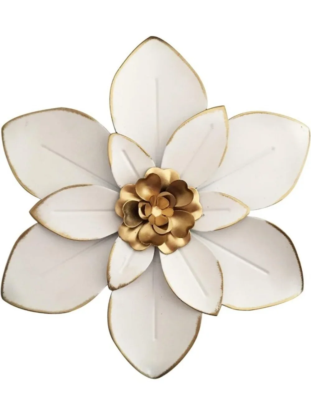 Rustic Metal Flower Wall Art Decor - 10